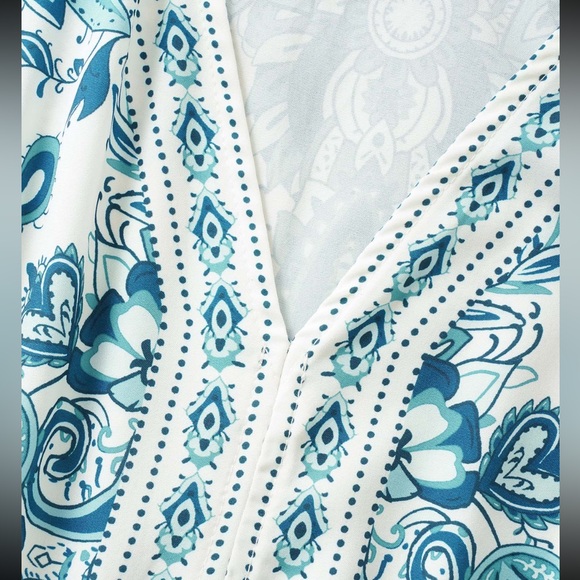 NWT-BEAUTIFUL BloomChic Boho Dress w/ liner. Size: Plus 22-24 - Picture 5 of 16